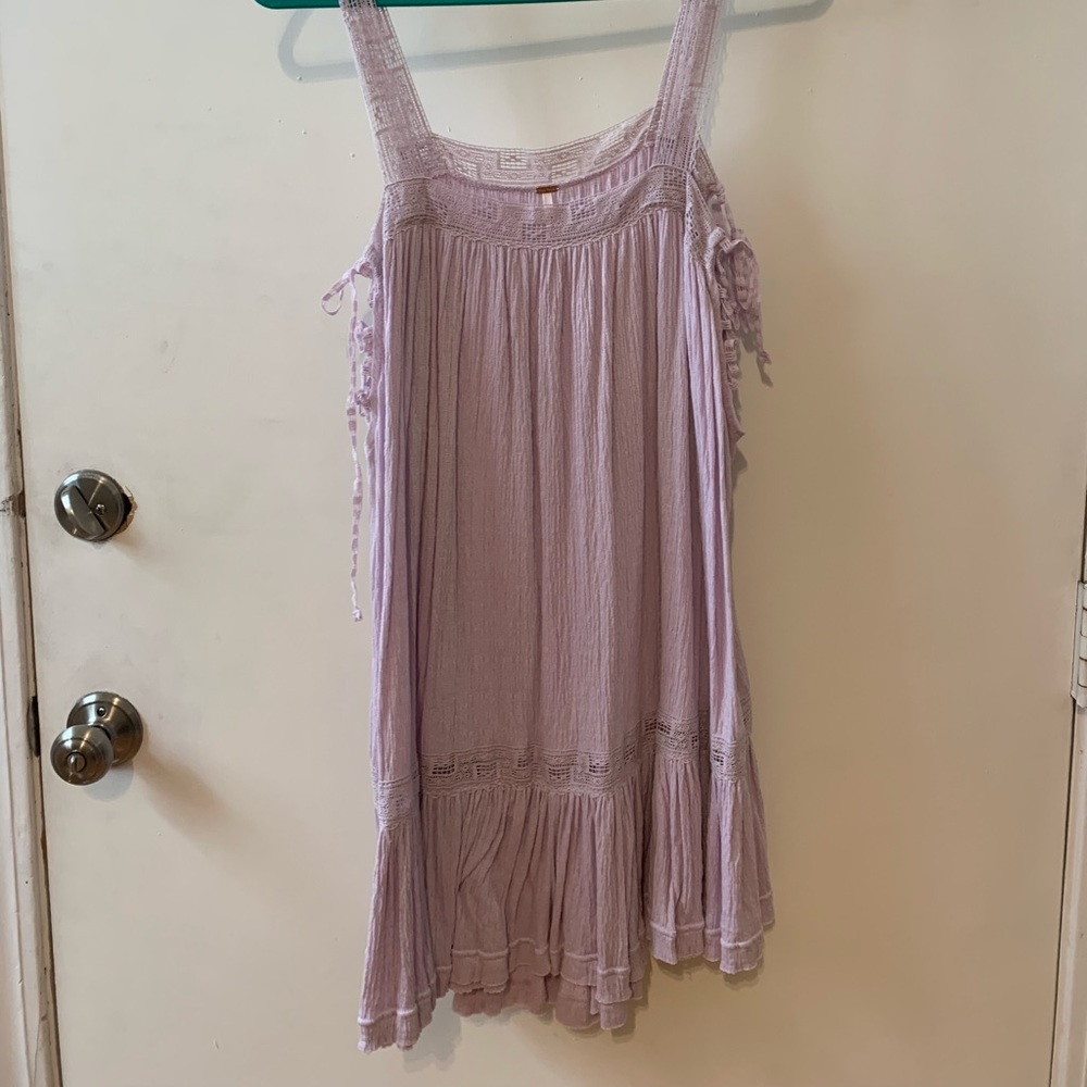 Free people lavender mini dress